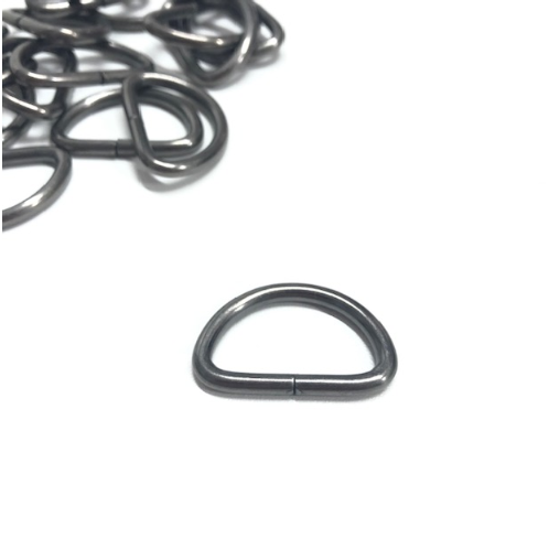 D-Ring schwarz für 25mm breites Gurtband