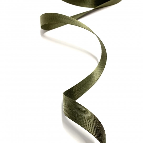 Gurtband Polyester olive, 25mm breit
