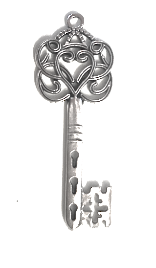 Schmuckanhänger Schlüssel, Steampunk, 2 Stck., ca.7cm