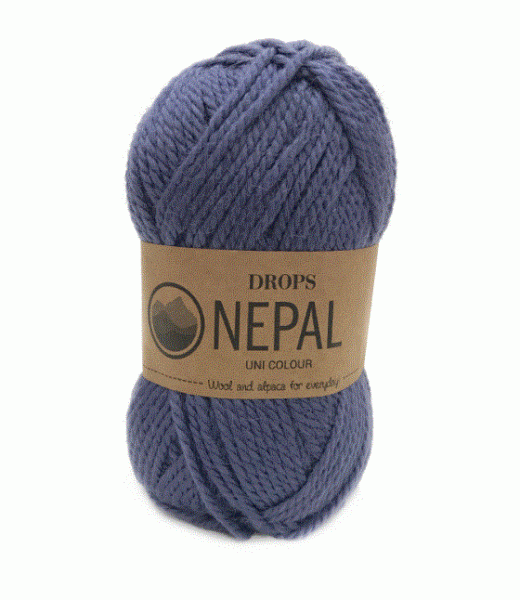 NEPAL (6314) jeansblau uni