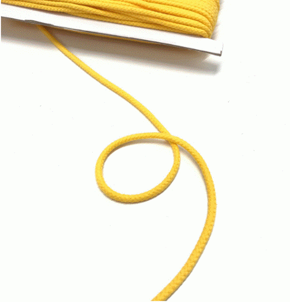 Kordel gelb (76), 5mm stark
